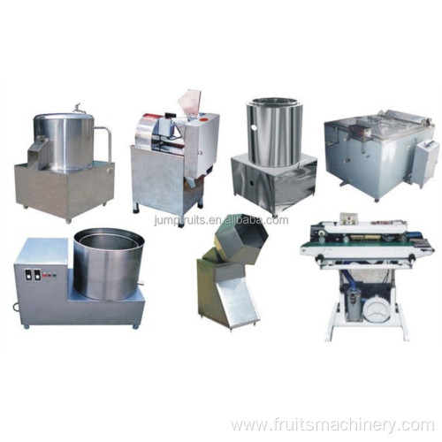 Automatic fresh potato chips making machine